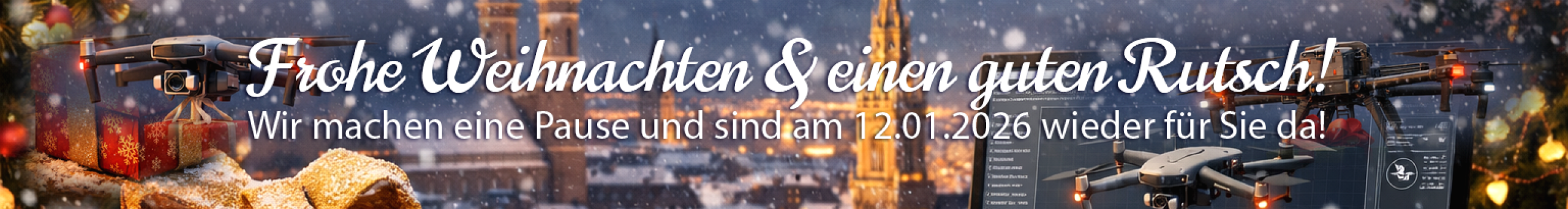 caddy Geomatics banner weihnachten