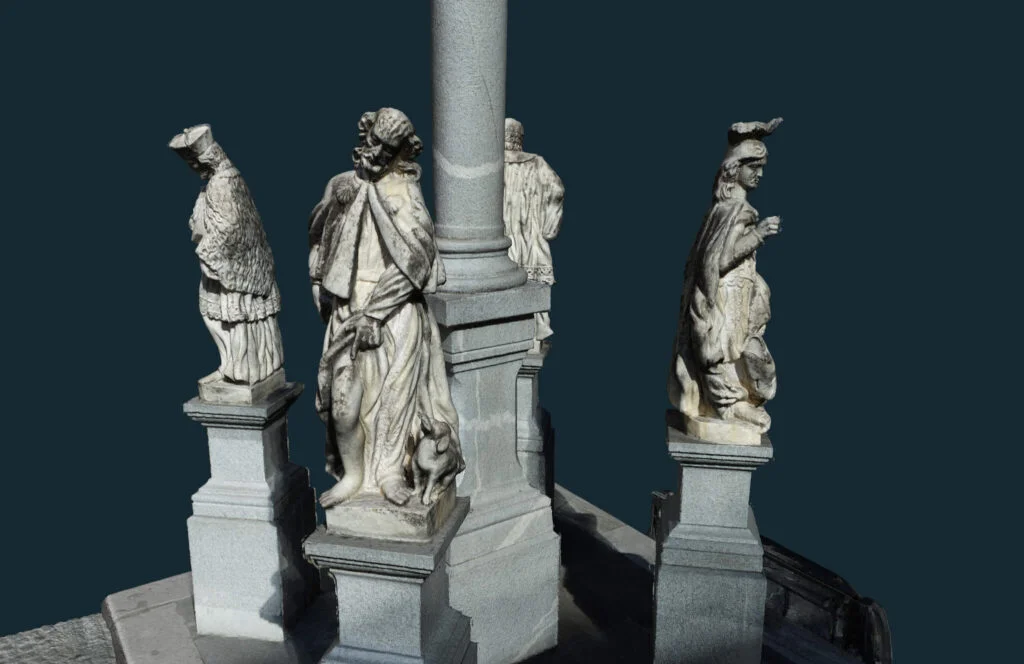3D-Modell als Mesh in der 3Dsurvey Photogrammetrie-Software