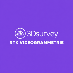 3Dsurvey RTK-Videogrammetrie-Modul auf violettem Hintergrund