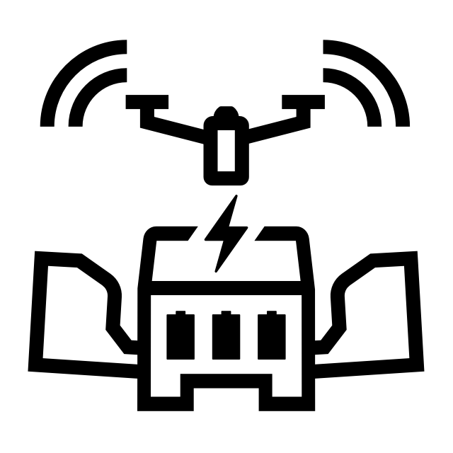 Symbol für die schnelle Einsatzbereitschaft des DJI Dock 4